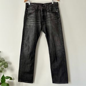 Vintage Men’s Levi’s 501 Button Fly Jeans Faded Black Size 31x30 EUC